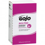 GOJO® Rich Pink ™ Loción antibacteriana Jabón Recambio Caja - 2,000 ml