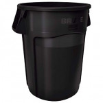Bote de basura Rubbermaid® Brute®, 55 galones, negro