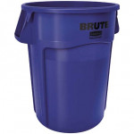 Bote de basura Rubbermaid® Brute®, 55 galones, azul