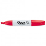 Marcadores Sharpie® con punta de cincel, rojos