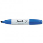 Marcadores Sharpie® con punta de cincel, azul