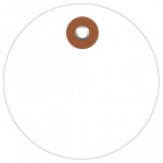 Etiquetas circulares de plástico blancas - 3 