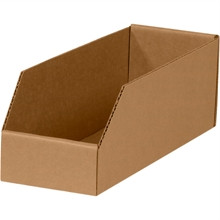 Cajas para contenedores de cartón corrugado, 4 x 24 x 4 1/2 "