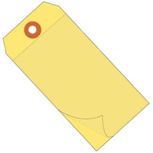 Etiquetas autolaminables amarillas - 4 3/4 x 2 3/8 "