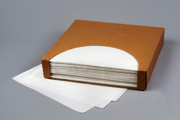 Forros para pizza, papel pergamino de silicona, 12 3/16 x 12 "