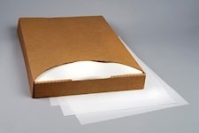 Revestimientos para sartenes blancos, papel de pergamino de silicona, 24 3/8 x 16 3/8 "para trabajo pesado