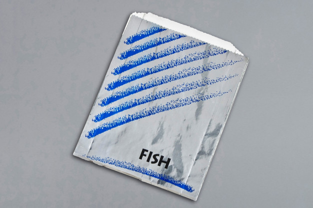 Bolsas de aluminio para pescado, 6 x 2 x 8 "