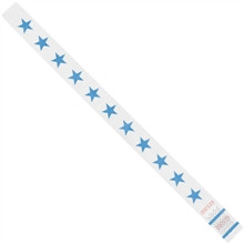Pulseras Blue Stars Tyvek®, 3/4 x 10 "