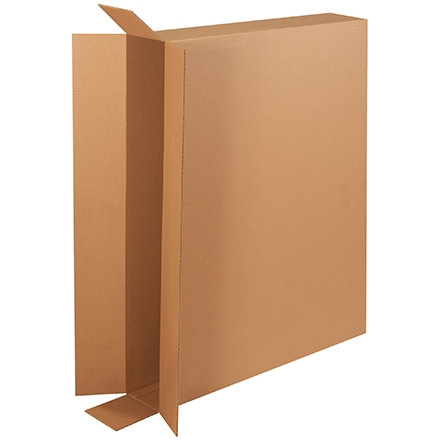 Cajas de cartón corrugado, carga lateral, pared doble, 44 x 6 x 35 "