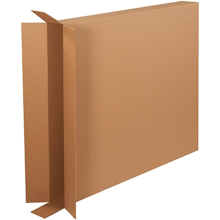 Cajas de cartón corrugado, carga lateral, pared doble, 40 x 5 x 45 "