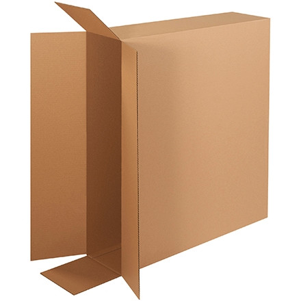 Cajas de cartón corrugado, carga lateral, pared doble, 36 x 8 x 30 "