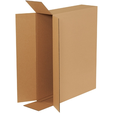 Cajas de cartón corrugado, carga lateral, 26 x 6 x 20 "