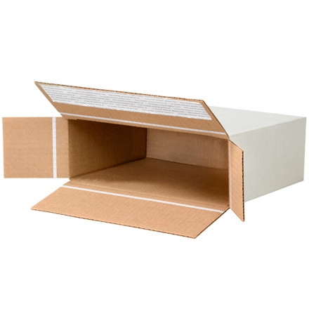 Cajas de cartón corrugado, carga lateral, 9 1/4 x 3 x 6 3/4 "