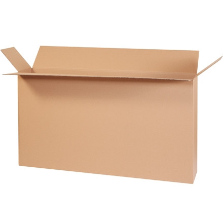 Cajas de cartón corrugado, carga lateral, pared doble, 56 x 10 x 32 "