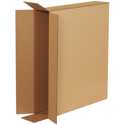 Cajas de cartón corrugado, carga lateral, pared doble, 30 x 6 x 40 "