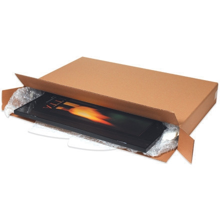 Cajas de cartón corrugado, carga lateral, 24 x 5 x 18 "