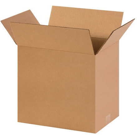 Cajas de cartón corrugado, 14 x 10 x 12 ", Kraft para $1.23 En | La Empresa de Embalaje