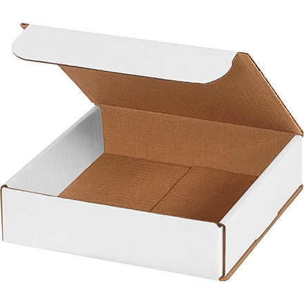 Indestructo Mailers, Blanco, 8 x 8 x 2 "