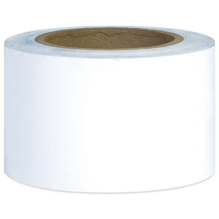 Película extensible blanca para paquetes, calibre 80, 3 "x 1000 '