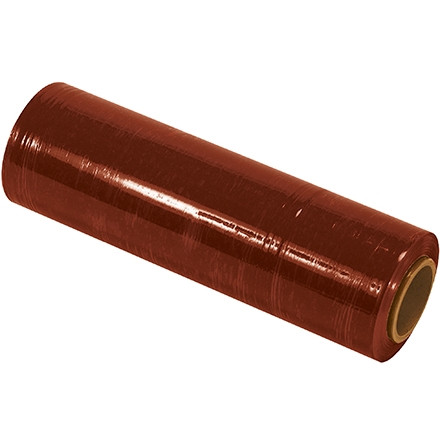 Película estirable manual roja fundida, calibre 120, 18 "x 1000 '