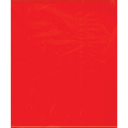 Bolsas de Polietileno, 15 x 18 ", 2 Mil, Rojo Plano