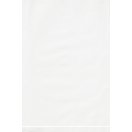 Bolsas de polietileno, 6 x 9 ", 2 mil, blancas planas