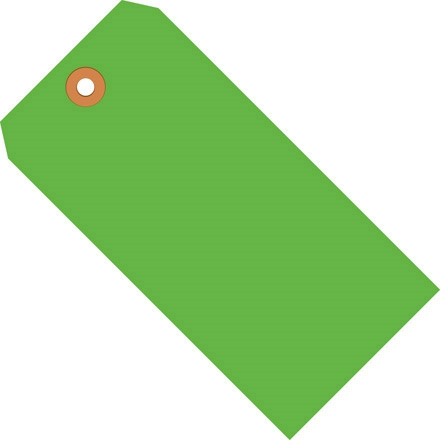 Etiquetas de envío verdes fluorescentes # 4-4 1/4 x 2 1/8 "