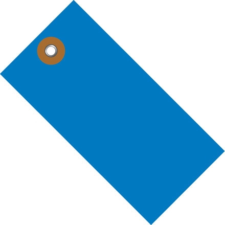 Etiquetas de envío azules Tyvek® # 4 - 4 1/4 x 2 1/8 "