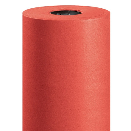 Rollos de papel Kraft rojo, 36 de ancho - 50 lb.