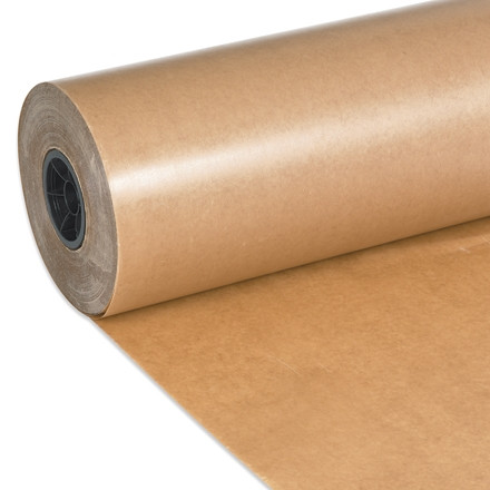 Rollos de papel Kraft encerado, 24 "de ancho - 30 lb.