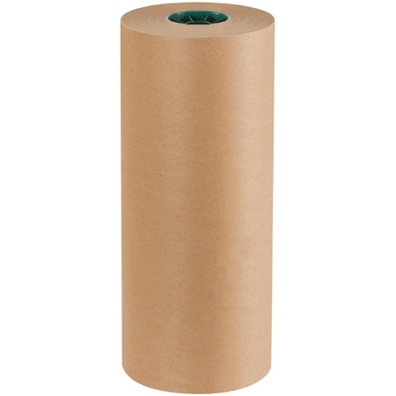 Rollos de papel Kraft recubierto de polietileno, 18 "de ancho - 50 lb