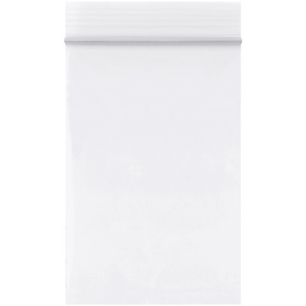 Bolsas de polietileno que se pueden volver a cerrar, 2 x 3 ", 2 mil, blancas