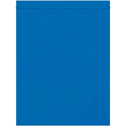 Bolsas de polietileno que se pueden volver a cerrar, 8 x 10 ", 2 mil, azules