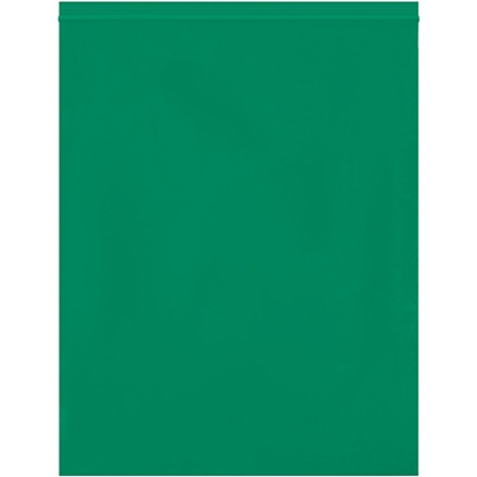 Bolsas de polietileno que se pueden volver a cerrar, 12 x 15 ", 2 mil, verdes