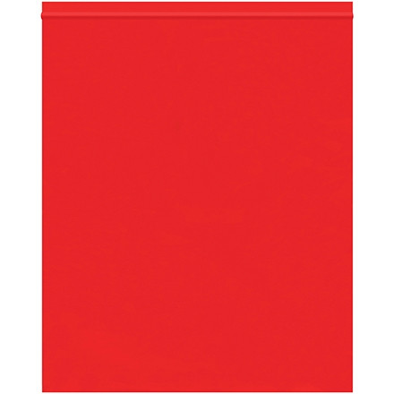 Bolsas de polietileno que se pueden volver a cerrar, 10 x 12 ", 2 mil, rojas
