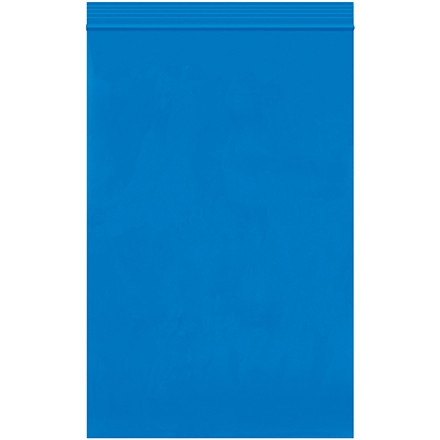 Bolsas de polietileno que se pueden volver a cerrar, 6 x 9 ", 2 mil, azules