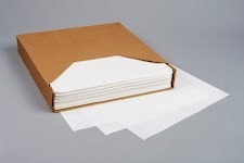 Hojas de papel resistentes a la grasa de uso intensivo, blancas, 15 x 16 "