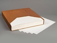 Hojas de papel resistentes a la grasa, blancas, 15 x 16 "
