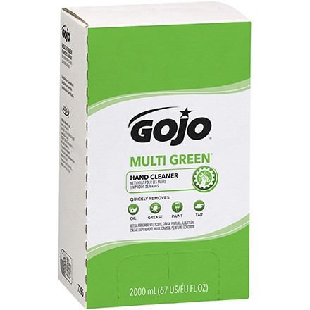 Caja de Recambio de Limpiador de Manos GOJO® Multi-Green® - 2,000 ml