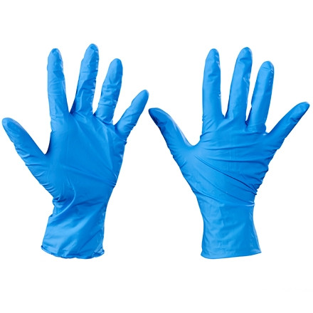 Guantes Ansell® TNT® de nitrilo azul - 5 mil - Xlarge