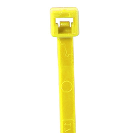 Sujetacables, Nylon amarillo fluorescente - 5 1/2 ", 40 #