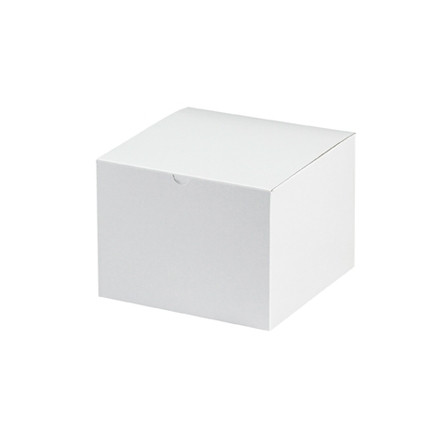 Cajas de aglomerado, regalo, blancas, 8 x 8 x 6 "