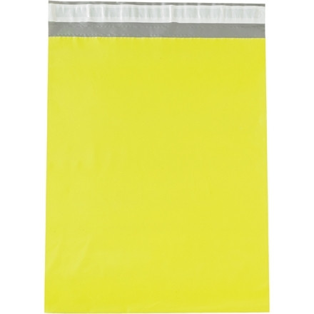 Sobres de polietileno, amarillo, 14 1/2 x 19 "