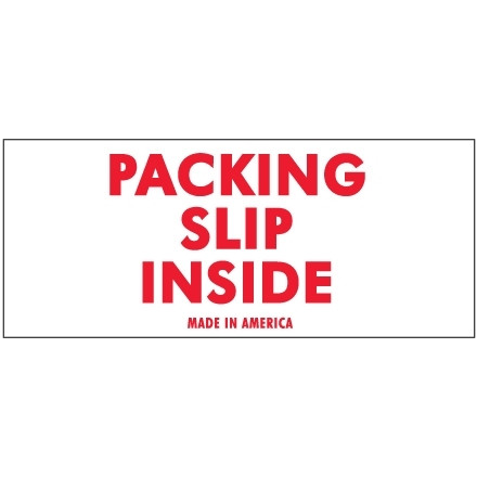 Etiquetas "Packing Slip Inside", 2 x 4 "