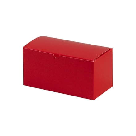 Cajas de aglomerado, regalo, rojo festivo, 9 x 4 1/2 x 4 1/2 "