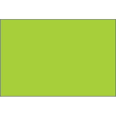 Etiquetas de inventario verdes fluorescentes - 3 x 6 "