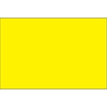 Etiquetas de inventario amarillas fluorescentes - 3 x 6 "