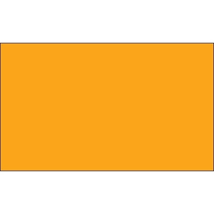 Etiquetas de inventario de color naranja fluorescente - 3 X 5 "