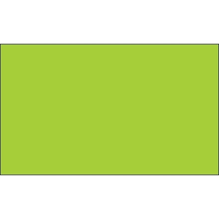 Etiquetas de inventario verdes fluorescentes - 3 X 5 "