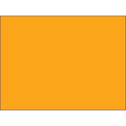 Etiquetas de inventario de color naranja fluorescente - 3 x 4 "